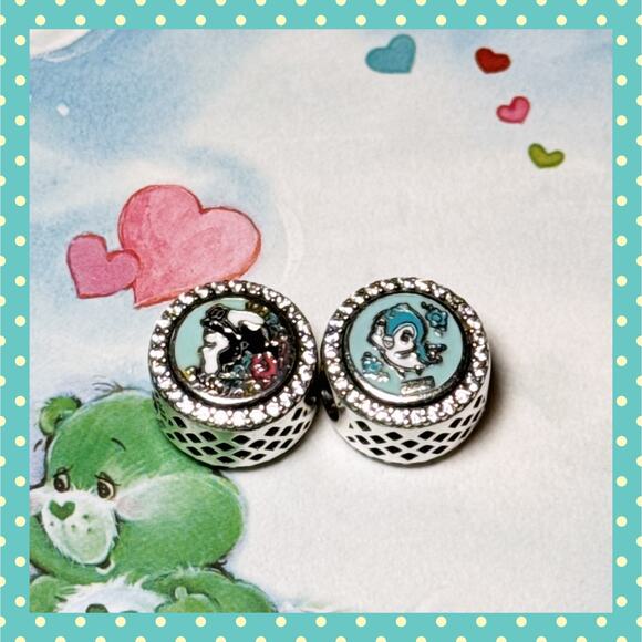 SET 2 Pandora Disney Epcot Snow White Flower & Garden Festival Charms S925 ALE - Picture 3 of 16